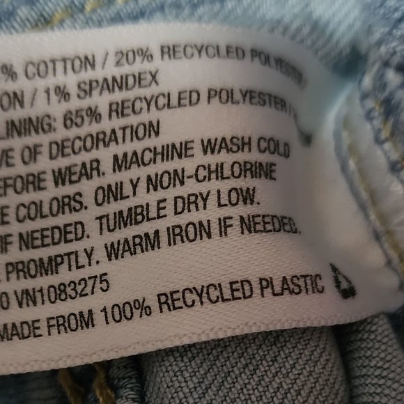 Youth XL (14-16) Cat & Jack Blue Denim Jean Jacket - Picture 9 of 10